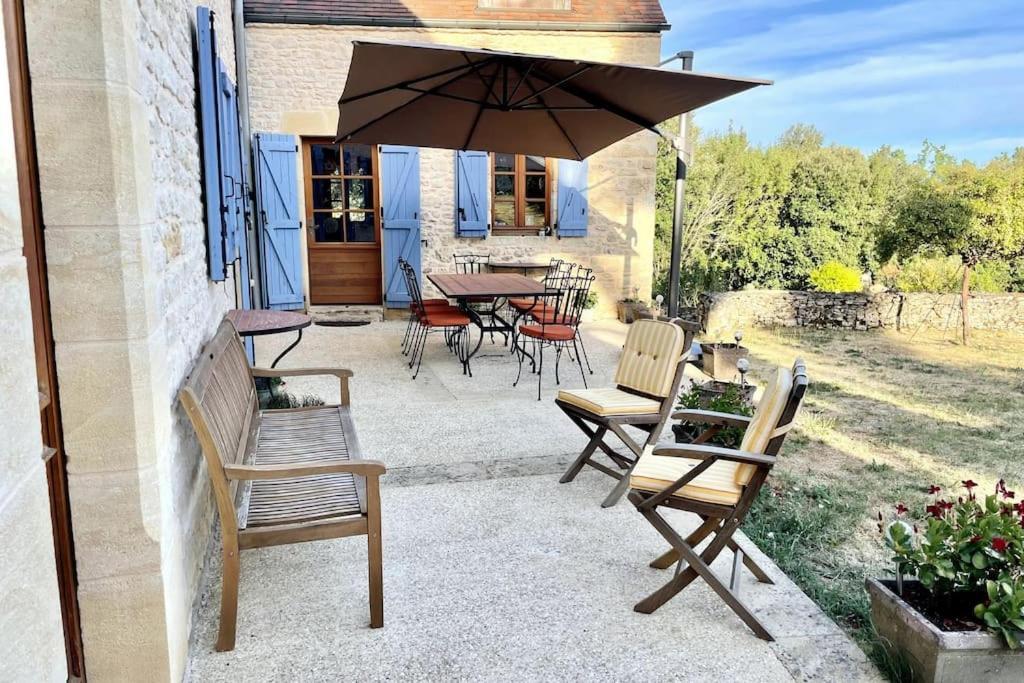 Charming 19Th Century Farmhouse With Pool Vitrac  Ngoại thất bức ảnh