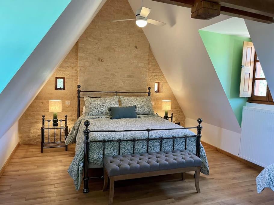 Charming 19Th Century Farmhouse With Pool Vitrac  Ngoại thất bức ảnh